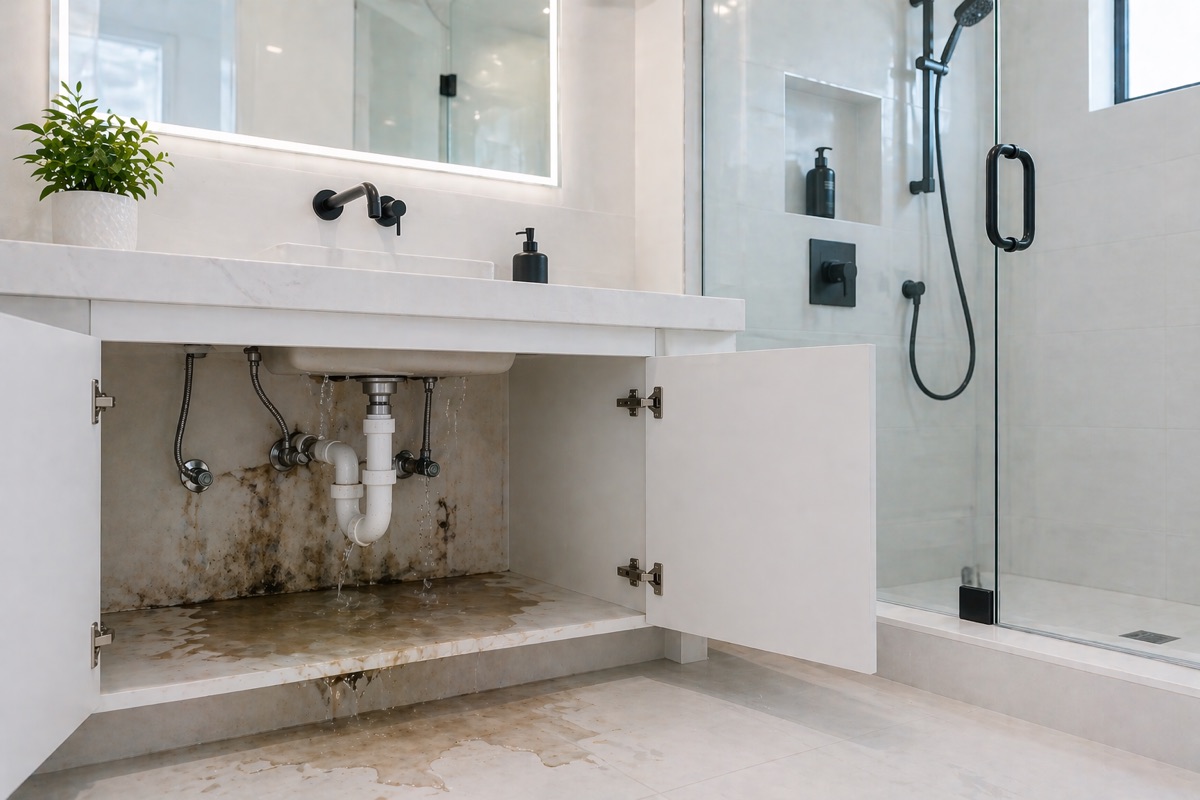 Plumbing — before